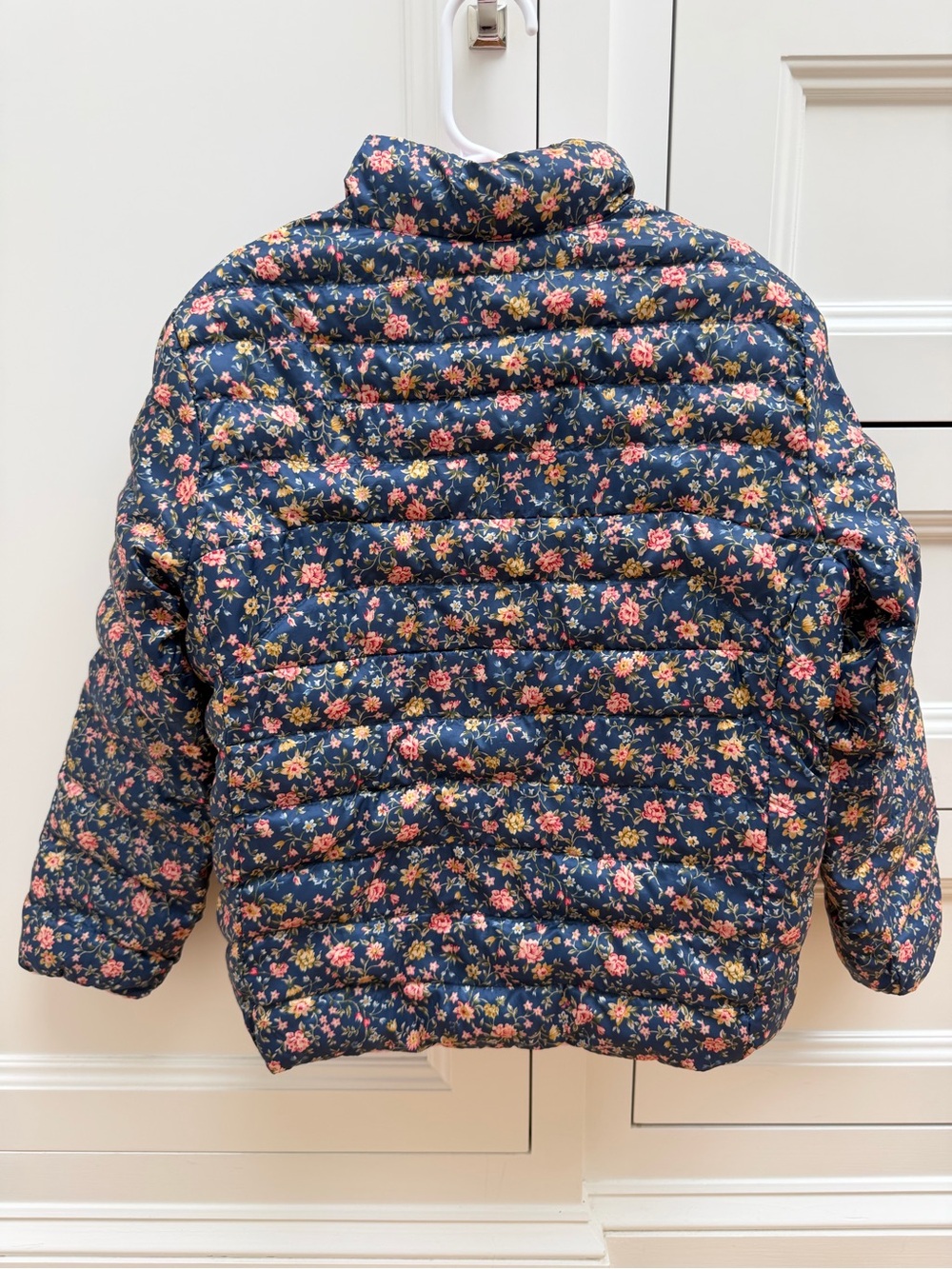 Polo Ralph Lauren Girls Reversible Puffer Jacket Pink Floral Size 6 - 7 - Picture 3 of 12
